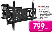 Ultra Link 32" to 65" TV Wall Bracket