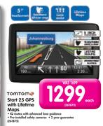 TomTom Start 25 GPS With Lifetime Maps-Each