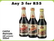 Castle Marinade (All Variants)-3 x 500ml