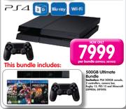 PS4 500GB Ultimate Bundle-Per Bundle