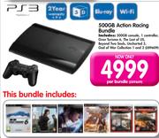 PS3 500GB Action Racing Bundle-Per Bundle