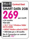 Nextbook 10.1" 2-In-1 Windows Tablet (Wi-Fi/32GB)-Smart Data 2GB