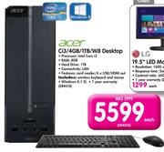 Acer Ci3/4GB/1TB/W8 Desktop