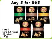 Simba Lay's Deli Range (All Variants)-5 x 110gm