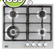 Defy 600mm 4 Burner Gas Hob DHG125