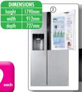 LG 659Ltr Door-in-Door Fridge/Freezer GR-J237JSNN