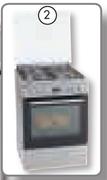Defy 600mm 4 Burner Gas/Electric Stove DGS160