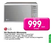 LG 30Ltr Electronic Microwave MS-3040S