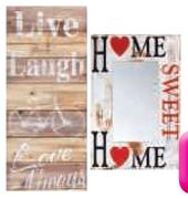 Wall Art Sayings-400 x 600 x 18mm Each