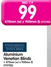 Finishing Touches Aluminium Venetian Blinds 470x900mm