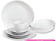 Primaries 12 Piece Coupe Or Rim Dinner Set-Per Set