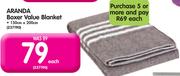 Aranda Boxer Value Blanket 150x200Cm-Each