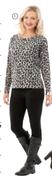 Legend Zip Shoulder Knit Top-Each