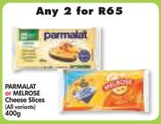 Parmalat Or Melrose Cheese Slices(All Variants)-2x400g