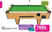 Shoot Smooka 8 Coin Token Pool Table