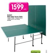 Shoot MKII Table Tennis Table TT2000