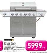 6 Burner Saturn 720 Gas Braai