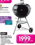 Weber 57cm One Touch Silver Kettle Braai