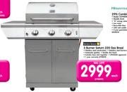 Terrace Lesiure 3 Burner Saturn 220 Gas Braai