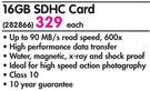 Samsung 16GB SDHC Card