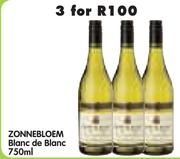 Zonnebloem Blanc De Blanc-3x750ml