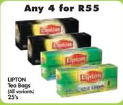 Lipton Tea Bags (All Variants)-4 x 25's