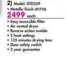 Defy 5kg Autodry Tumble Dryer DTD259