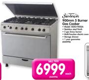 Sunbeam 900mm 5 Burner Gas Cooker SGEO-900SA