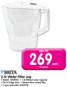 Brita 2.4Ltr Water Filter Jug 1008942