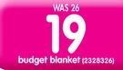 Budget Blanket