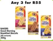 Bakers Good Morning Breakfast Biscuits(All Variants)-3x300g