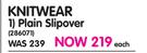 Legend Knitwear Plain Slipover-Each