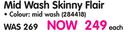 Legend Mid Wash Skinny Flair-Each