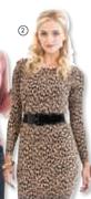 Legend Belted Animal Dress Top-Each