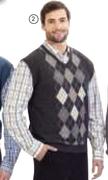 Legend Knitwear Argyle Slipover-Each