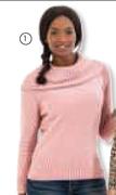 Legend Chenille Cowl Neck Knitwear-Each