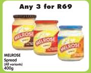 Melrose Spread(All Variants)-3 x 400g