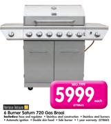 Terrace Leisure 6 Burner Saturn 720 Gas Braai-Each