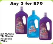 Mr Muscle Tile Cleaner (All Variants)-3 x 750ml