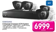 Samsung 4 Channel 4 Camera CCTV System SDSP3040-Each