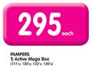 Pampers Active Mega Box (111's;120's;132's;150;s) Each