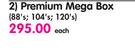 Pampers Premium Mega Box (88's;104's;120's) Each