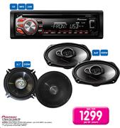 Pioneer 3-Piece Car Audio Kit 