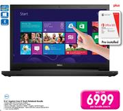 Dell 15.6" Inspiron Core I3 Touch Notebook Bundle