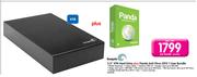 Seagate 3.5" 4TB Hard Drive + Panda Anti-Virus 2015 1 User Bundle