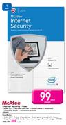 Mcafee Internet Security 1 User