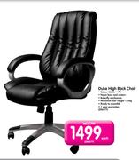 Duke High Back Chair-Each