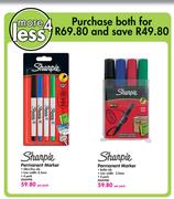 Sharpie Permanent Marker Ultra Fine Nib/Sharpie Permanent Marker Bullet Nib-Each