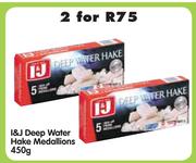 I & J Deep Water Hake Medallions-2x450g