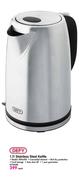 Defy 1.7L Stainless Steel Kettle WK6305